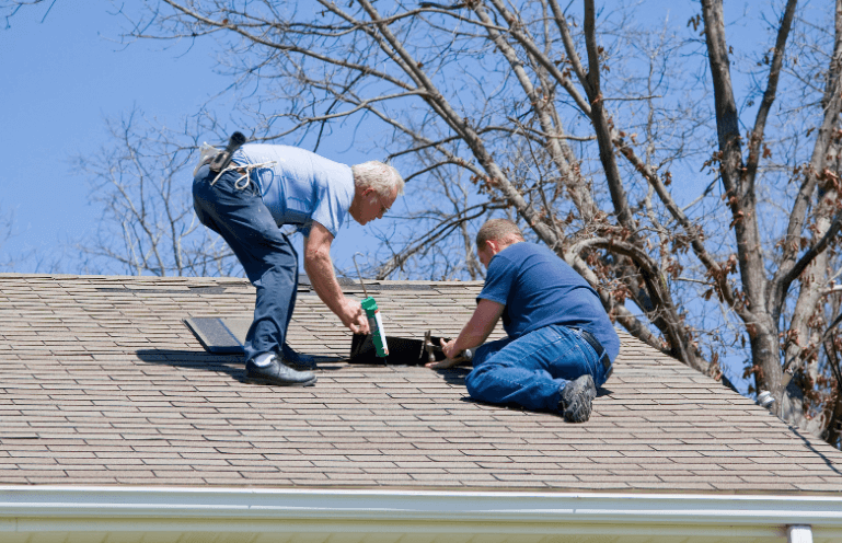 Roof Inspection and maintenance by the contractor